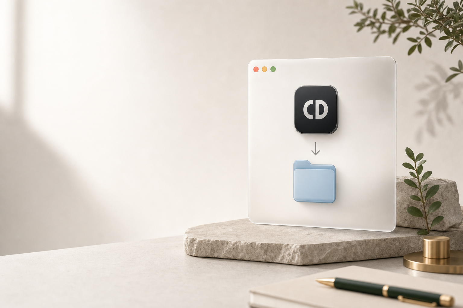 CD macOS 预览版安装包视觉示意